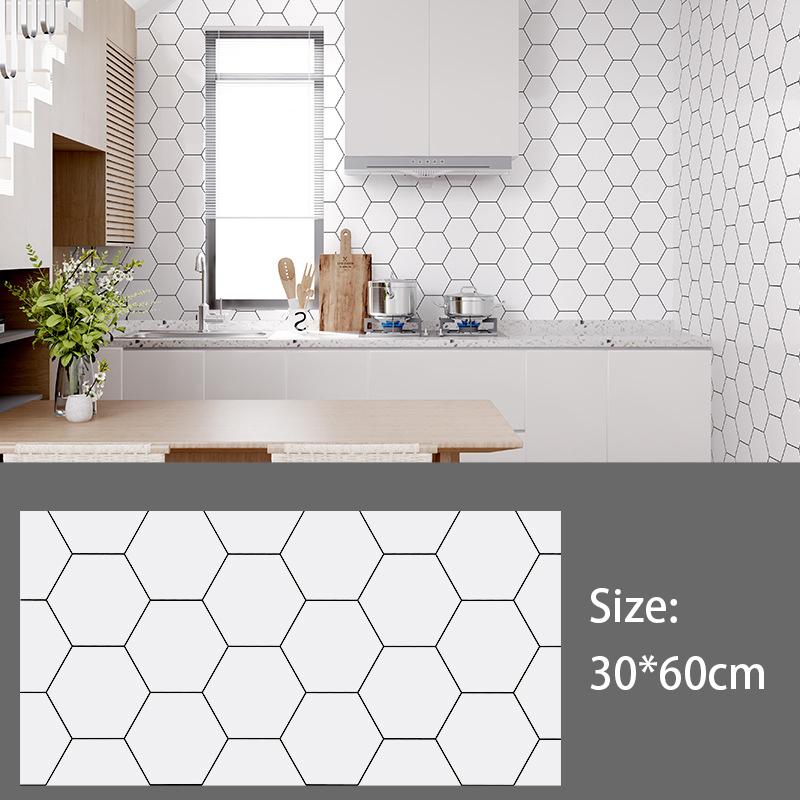 Aluminum-plastic Board Wall Paste 3D Self-adhesive Wallpaper Imitation Ceramic Tile Wall Decal