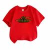 Kids Boys Girls 100% Cotton Crew Neck Short Sleeve T-Shirt, Cool Multi Barrel Super Soviet Heavy Tank Pattern Casual Tees for Game Enthusiast Children