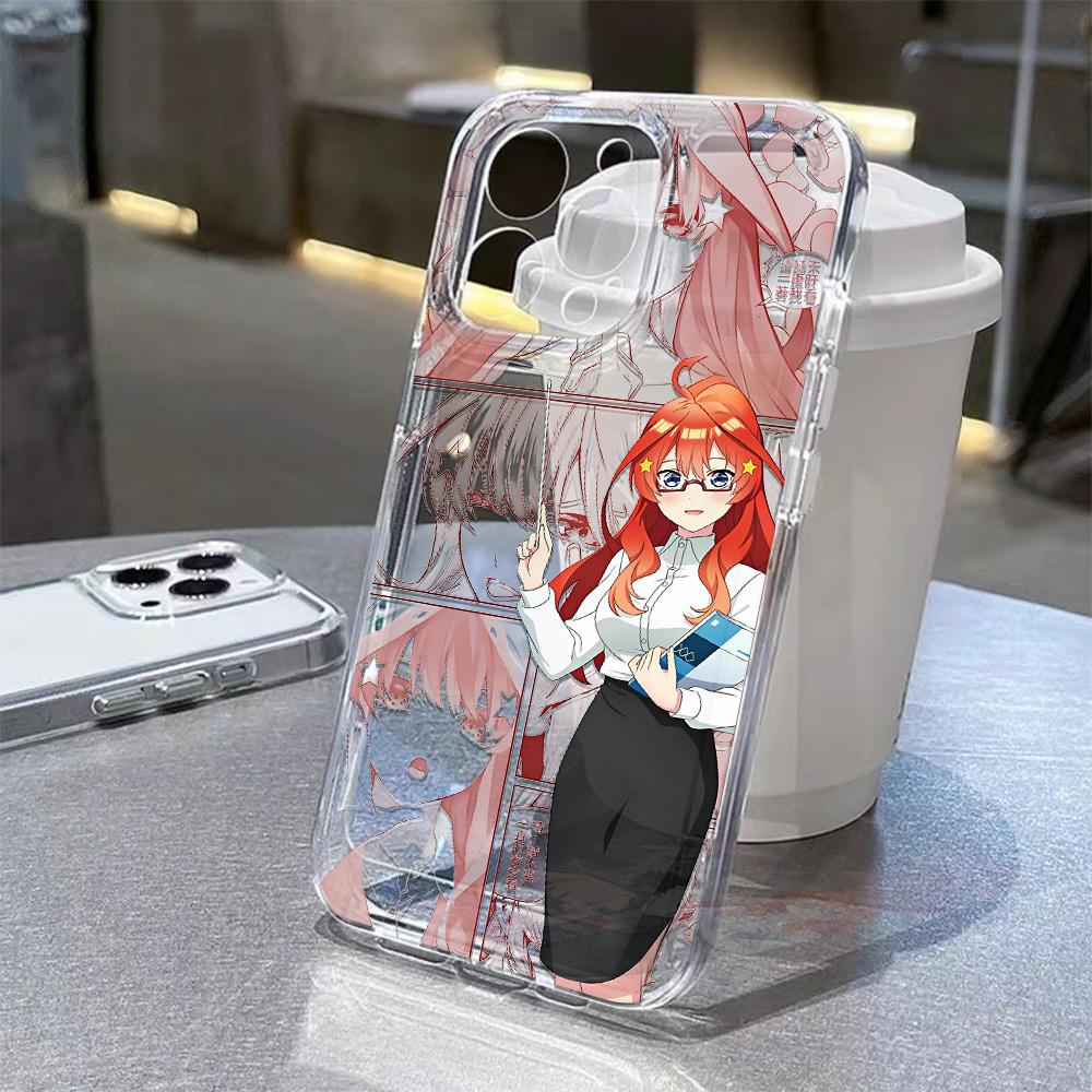 The Quintessential Quintuplets Phone Case For iPhone 17 16 16e 15 14 13 12 11 Mini Pro Max X XR XSMax 7 8 Air Plus Back Cover