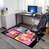 Custom Name Kpop Demon Hunters Printed Carpet Rug For Office Chair Living Room Bedroom Kitchen Room Decor Gifts