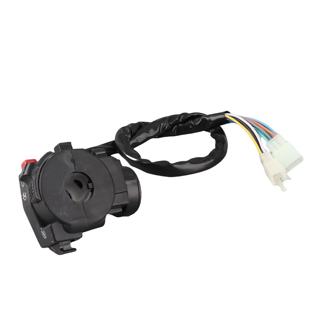 Переключатель на руль 22 мм, 9 контактов, 8 проводов, подходит для 200cc 250cc Dirt Quad Bike Мотоцикл ATV