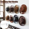 16 шт. Крючок для ковбойской шляпы Настенный держатель для шляп Самоклеящийся держатель для кепок Органайзер для ковбойских шляп для бейсболок Декор комнаты в западном стиле