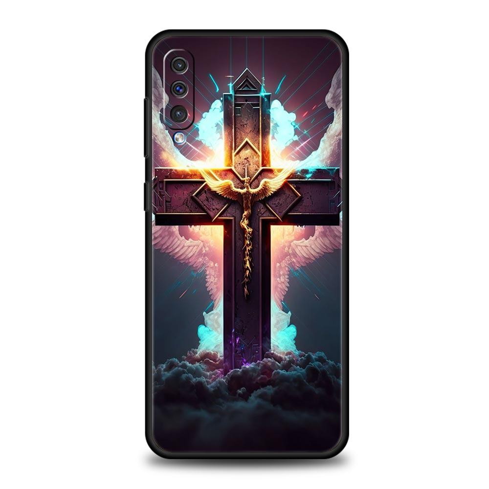 Faith Christian Religious Jesus Clear Phone Case For Samsung A56 A36 A26 A34 A17 A16 A06 A14 A12 A54 A72 A52 A50 A40 A32 Cover