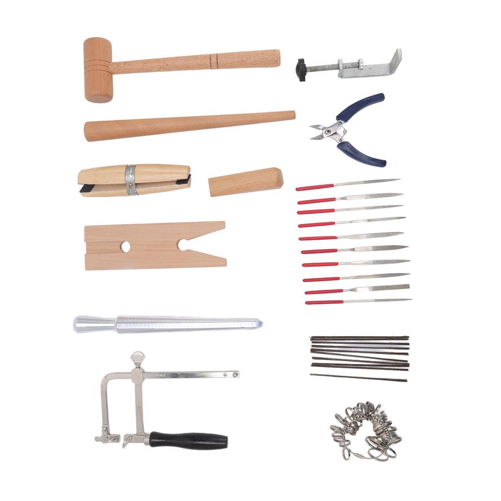 Инструменты для изготовления ювелирных изделий Ювелирная пила Рамка Лезвие кусачки Игольчатый надфиль Кольцо Оправка Набор ювелирных инструментов