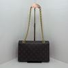 [Pre-Owned] Victoire Exquisite Fashion Classic Monogram Print Sliding Chain Shoulder Bag Canvas And Leather Crossbody Bag - Excellent #1DOKVK7