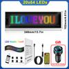 LED Matrix Pixel Panel RGB Pattern Graffiti Scroll Text Animation Car Logo Display Gesture Night Light Car USB 5V Bluetooth APP