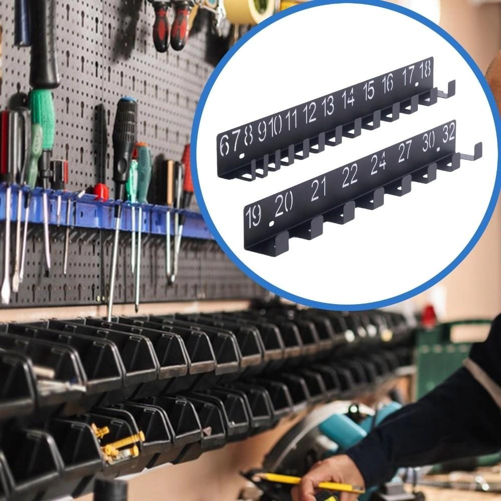 Wall Mount Wrench Organizer Rack Multi-functional Tool Organizer Hanging Hooks New Wrench Hanger