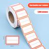 Colorful Plain Name Tag Labels 1000 Stickers Name Tag Stickers 3 1/2X2 1/4 Name Labels for Office, Meeting, School and Home