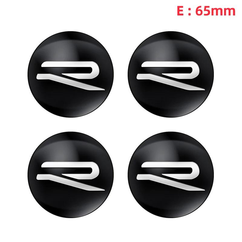 2026 Горячие Для VOLKSWAGEN VW 4 штуки 3D 56 мм/60 мм/65 мм Колпачки Ступицы Колес Автомобиля Наклейки Значки Аксессуары для Volkswagen VW R