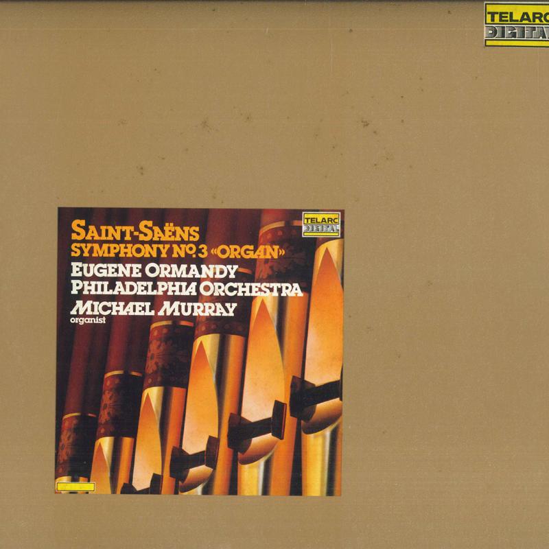 Виниловая пластинка EUGENE ORMANDY PHILADELPHIA ORCHES Сен-Санс Симфония №. 3 In C Mi 20PC2008 TELARC 1980 Япония Оби Классика Б/У