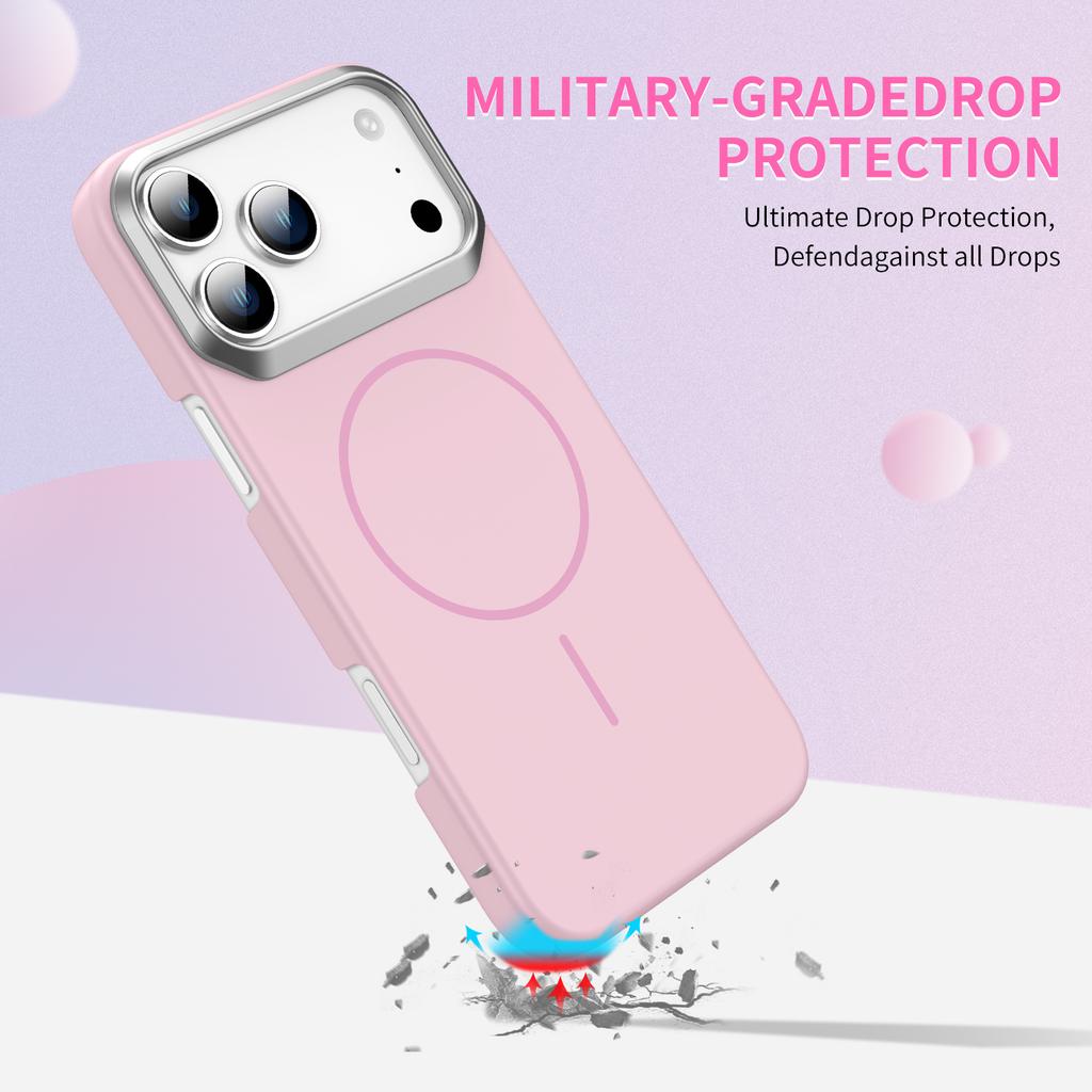 Матовый Оранжевый PC Магнитный Чехол для Magsafe IPhone 17 Pro16 15 14 13 12 11 Plus Pro Max Магнитная Ударопрочная Крышка