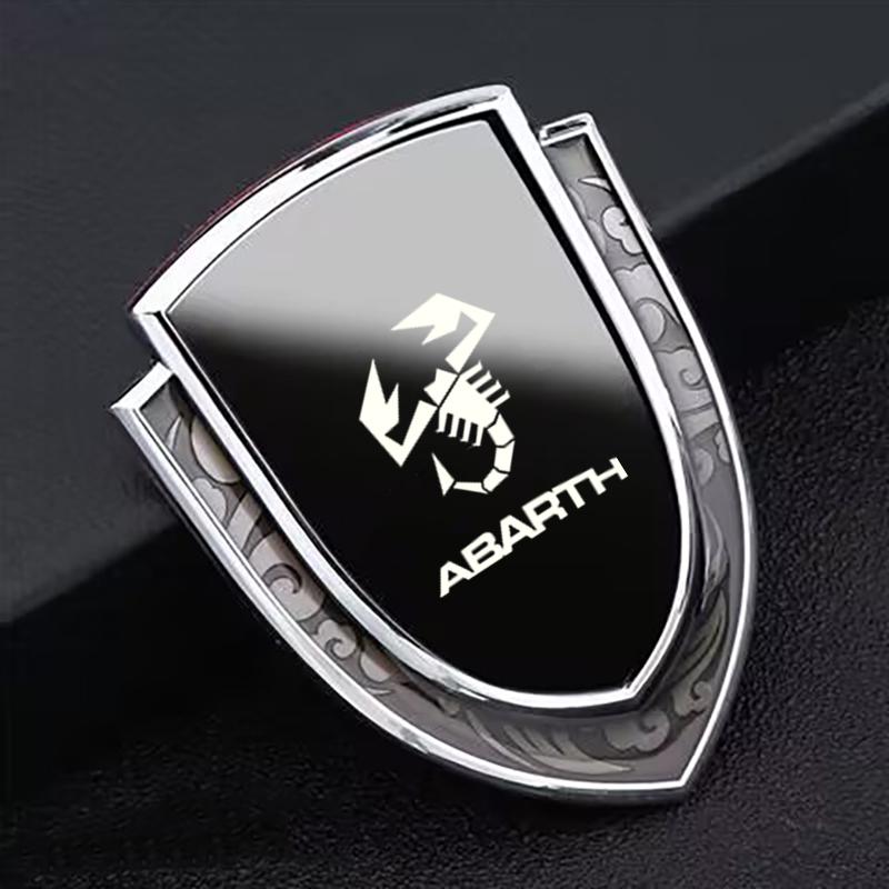 car stickers 3D metal accsesories auto accessory for abarth 695 595 500 competizione