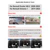 OSSURET Автомагнитола Qualcomm 8-ядерная с камерой 360 для Renault Duster HM 2 2020-2023 Arkana 1 2019-2023 Мультимедийный плеер Интеллектуальный Carplay Android Auto
