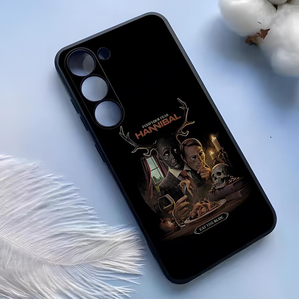 Чехол для телефона HANNIBAL для Samsung S26 S25 Ultra S24 S23 S22 S21 S20 Plus Fe Galaxy A54 Силиконовый чехол