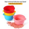 Silicone Wax Warmer Liner with Handle Non-stick Wax Pot Bowl Hair Removal Wax Melt Heater Heating Machine Container Replacement
