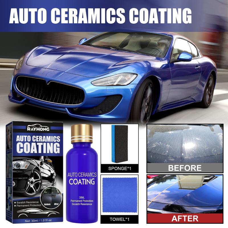 30ml Hydrophobic Ceramic Coating for Cars Anti Paint Protector Kit Liquid Solution for Auto Glass and Body