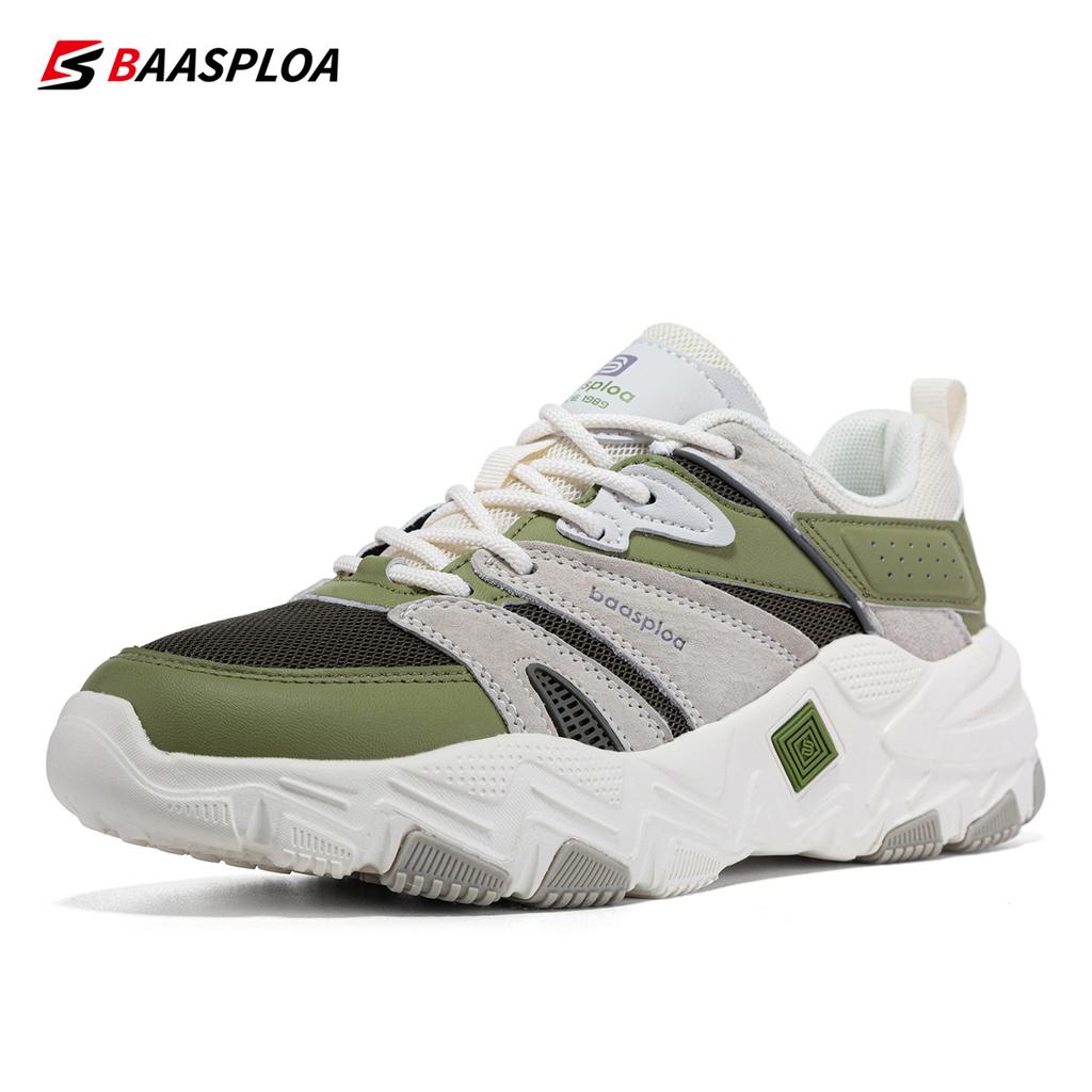 BAASPLOA Women Shoes Mesh Surface Breathable Casual Sports Shoes Light Comfort Non-Slip Outdoor Sports Tennis Shoes Fashion Women Brand Walking Shoes