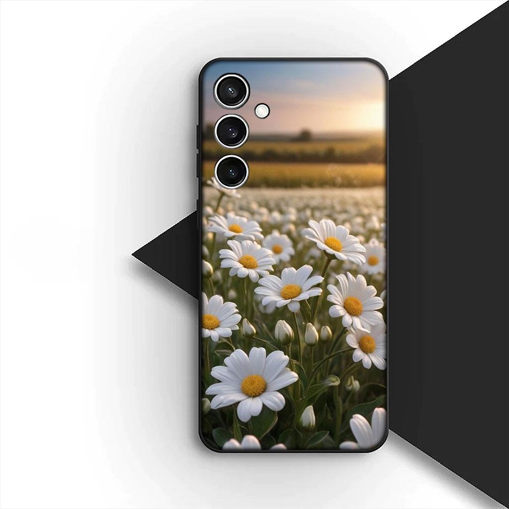 Fresh Little Daisy Flower Silicone Phone Cover for Xiaomi Poco C75 C65 C71 C85 X7 X6 M7 F7 F8 Ultra F6 Pro Soft Case