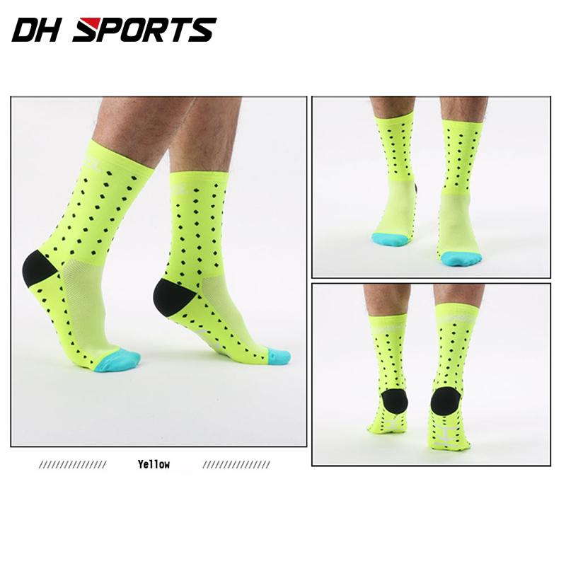 Dh Sports женские спортивные носки для горного велосипеда Guy Funky Road Bike нейлоновые полосатые носки для бега на велосипеде Crazy Dot Mountain Bicycle