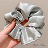 Extra Large Satin Scrunchie: Elegant Women's Hair Tie & Ponytail Holder