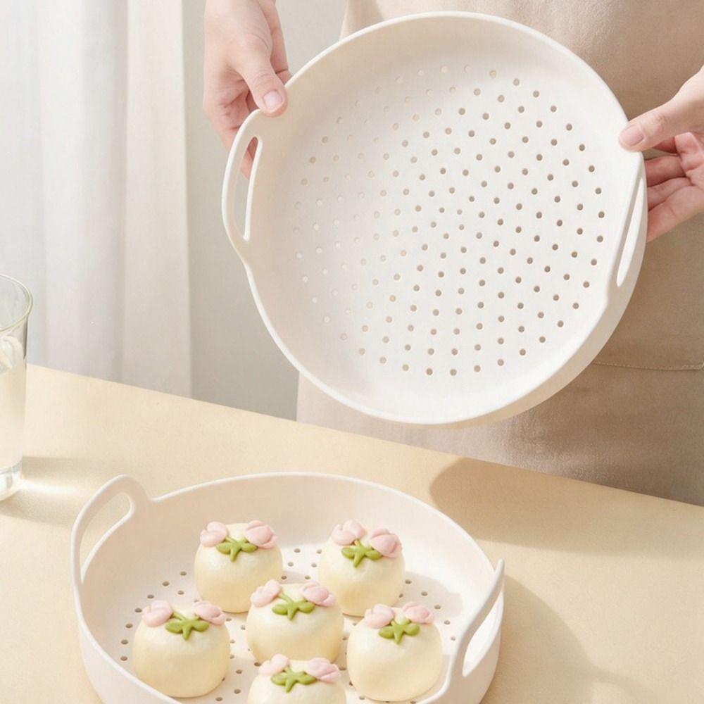 Heat Resistant Silicone Steamer Basket Oil-resistant Dumpling Steamer Liners Stuffed Bun
