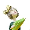 Креативная фигурка современной девушки из смолы, настольный стол, ваза для сушеных цветов, центральные украшения для свадьбы