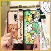 Dirt-resistant Wristband Phone Case For Meizu 15/15 Lite Anti-knock Durable Silicone Anti-dust Cartoon Soft Case Cute