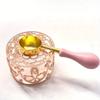 1pc Lace Wax Seal Warmer, Rose Gold Bird's Nest Wax Seal Furnace for Wax Sealing Stamp for Letter Envelope Stamp