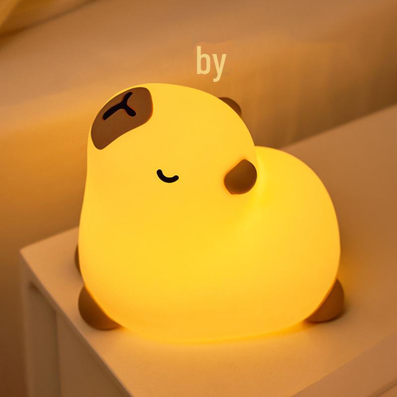 Аккумуляторный силиконовый ночник Panda: Мягкое защитное свечение для глаз в спальне и у кровати