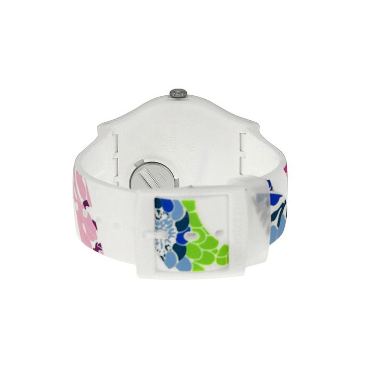 Swatch Кварцевые часы-змея Белый циферблат Мужские часы SUOZ158