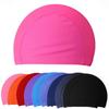 12Pcs Swimming Cap Men Women Nylon Single Color Set Quick Dry Hat Swimming Pool Supplies