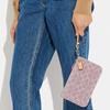 New COACH Tech Wallet Fabric Wrist Bags Clutches Small Size Women's Purple CJ874-LHPPU