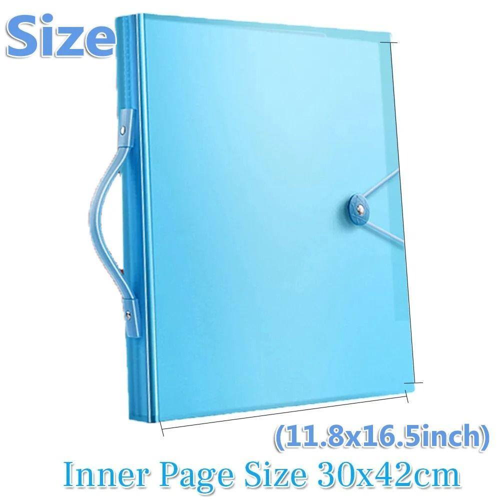1Pcs A3/8K Photo Album Folder Diamond Painting Stationery Tool Presentation Portfolio School Office
