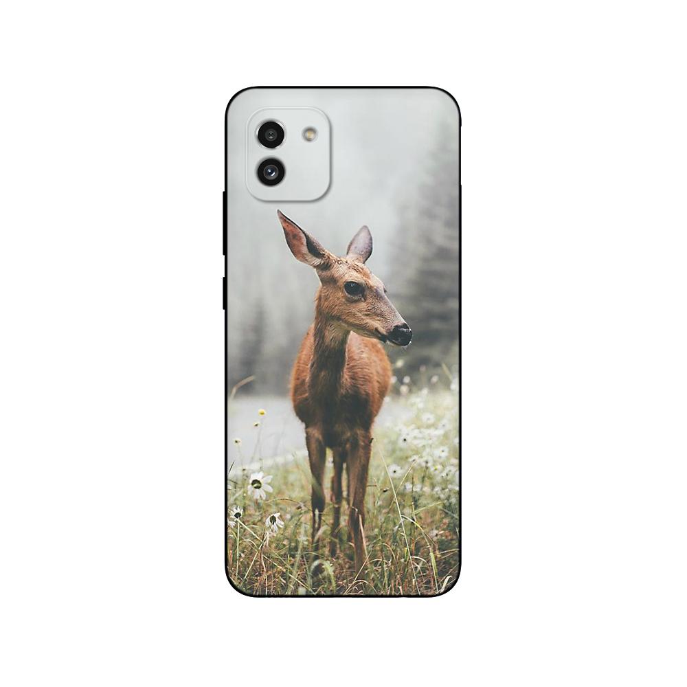 Чехол для Samsung Galaxy A03 164,2 мм, задняя крышка для GalaxyA03 Global A 03 A035, чехол для телефона, мягкий силиконовый бампер, черный чехол из ТПУ