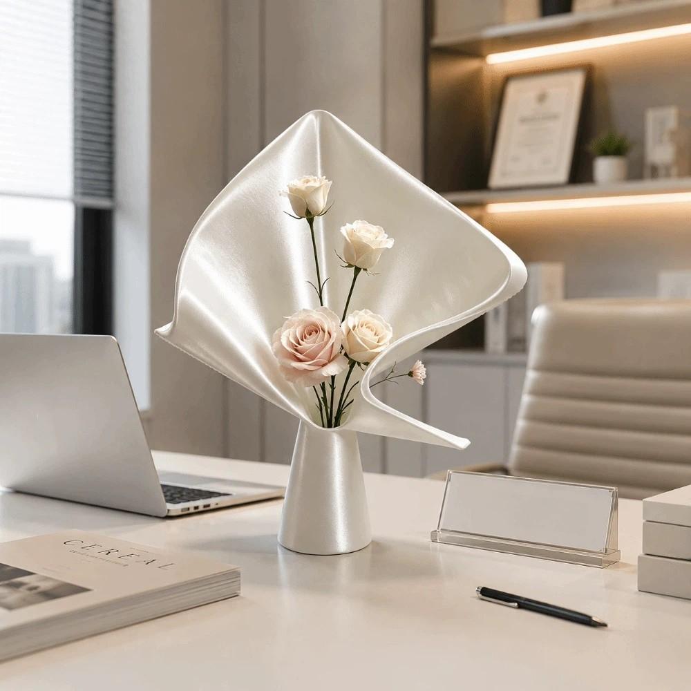Creative Desktop Ornament 3D Printing Flower Display Container Flower Bouquet Vase Home