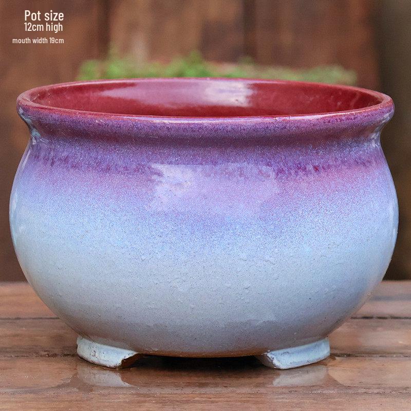 Специальное предложение: Высокий ретро-керамический цветочный горшок для суккулентов или зеленого редиса