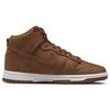Nike Женские кроссовки Dunk High Premium Pecan коричнево-белые DX2044-200