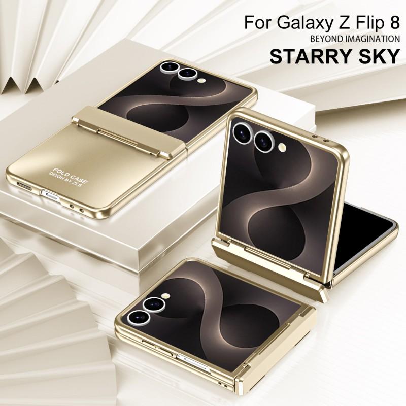 Тонкий гальванизированный чехол с полным покрытием для Galaxy Z Flip 8 7, ударопрочный, устойчивый к царапинам, роскошный минималистичный дизайн