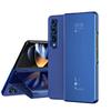Чехол-книжка с зеркалом, защитный чехол Smart View Kickstand для Samsung Galaxy Z Fold 6, 5, 4, 3, 2 с держателем подставки, защитный металлический противоударный