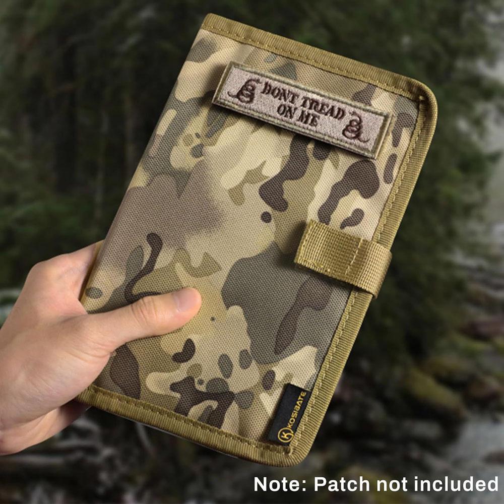 Трансграничный тактический блокнот A5 на кольцах для улицы с защитной обложкой