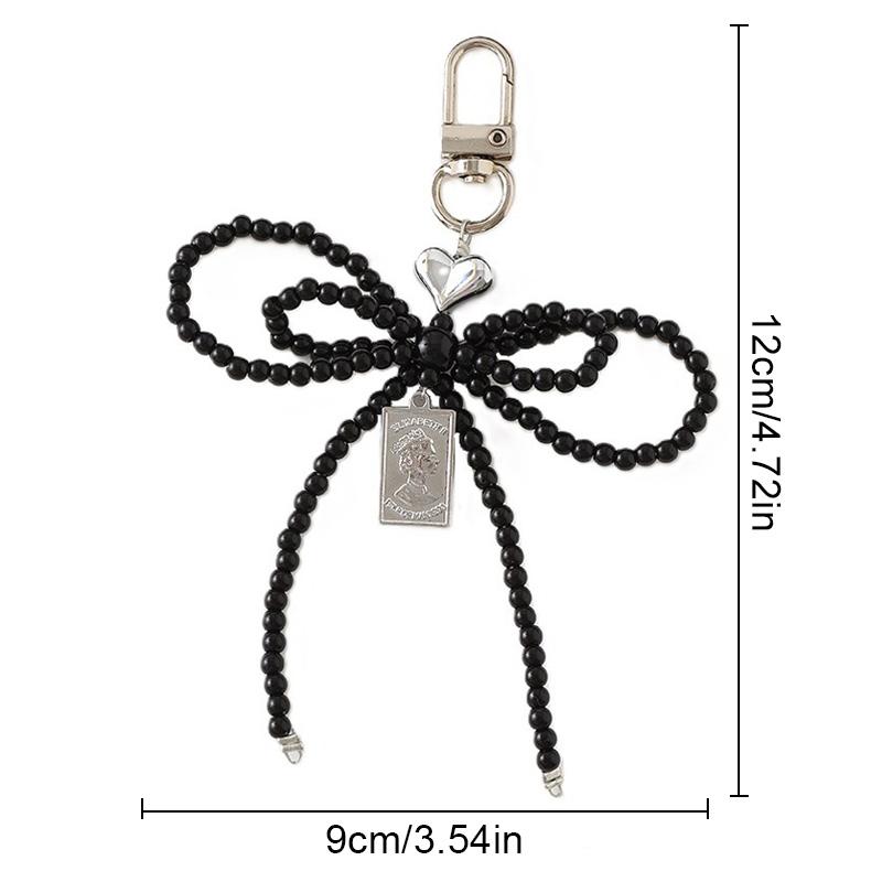 Женщины Девочки Брелки Кольца Держатели Креативные Сумки Подвески Жемчуг Y2K Сердце Форма Мода