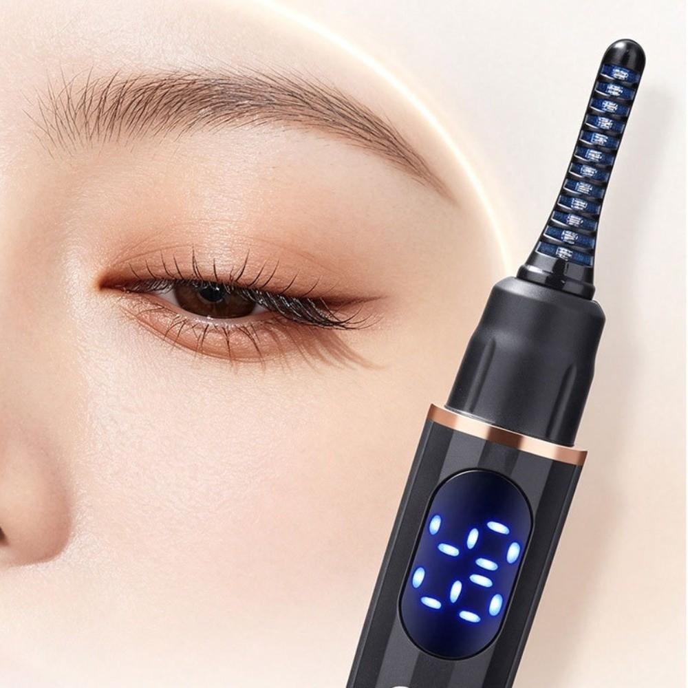 3 Heat Settings Electric Eyelash Curler Portable Eyelash Curling Device Daily Makeup