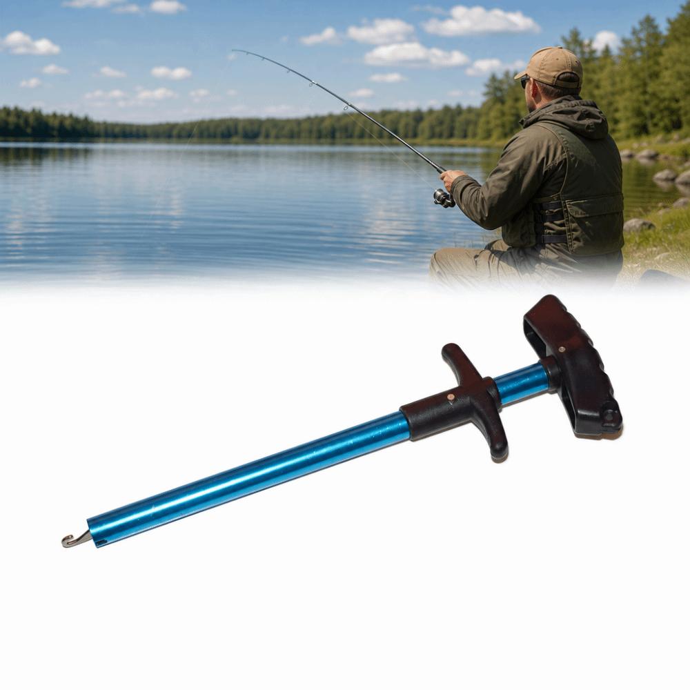 2PCS Aluminum Alloy Fishing Hook Remover Long Reach Hook Remover Tool Saltwater Fishing