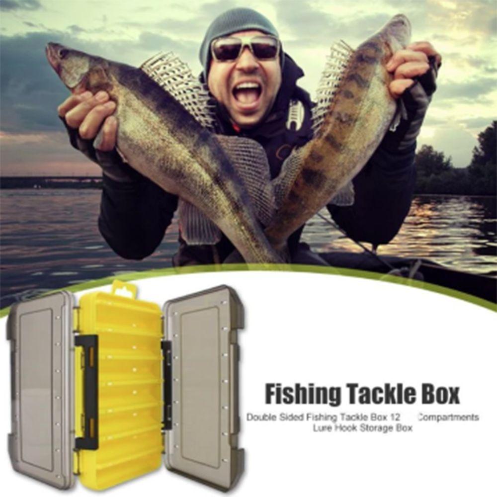 Bait Box 14 Compartments Bait Case Fishing Box Fish Storage Box Lure Hook Boxes Fishing Tackle Box
