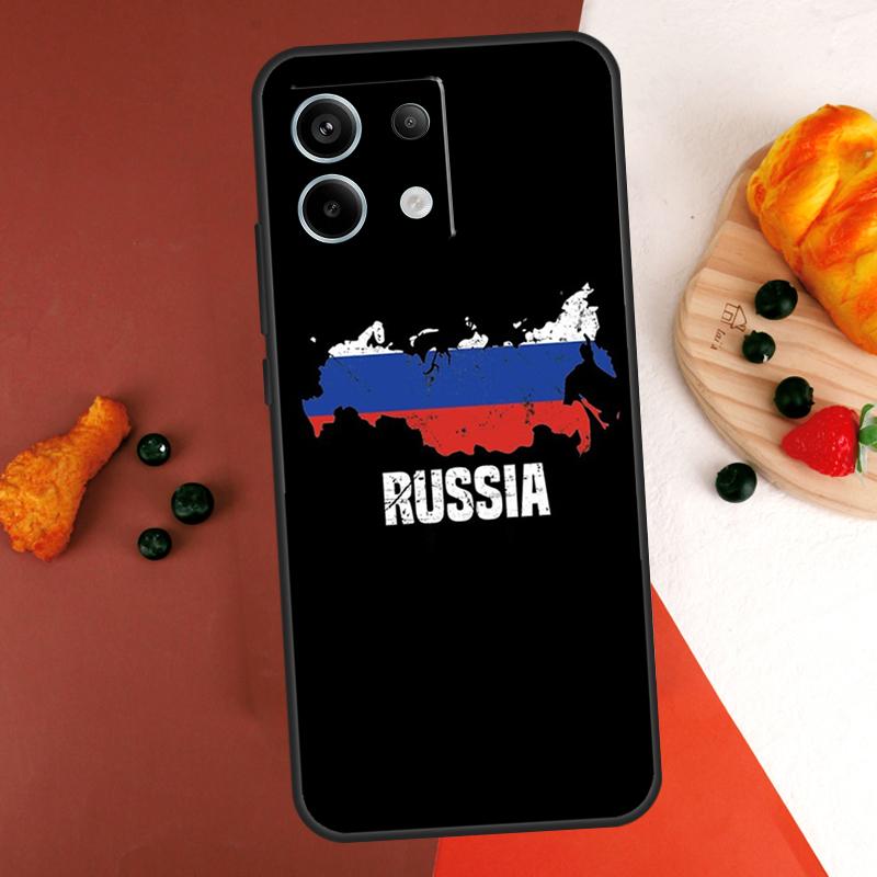 Russian Flag Case For Xiaomi Redmi Note 14 Pro 9 10 11 12 13 Pro 10S 11S 12S Redmi 13C 10C 12C 14C Coque