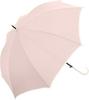 Зонт натуральный базовый длинный прыжок квадратный разрез ручной простой розовый бежевый 60 см [Nakatani] женский