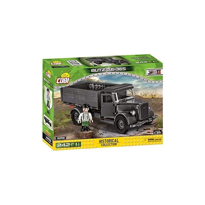 Историческая коллекция Cobi #2259 Opel Blitz 3.6-36S (Немецкая армия) Масштаб 1/35