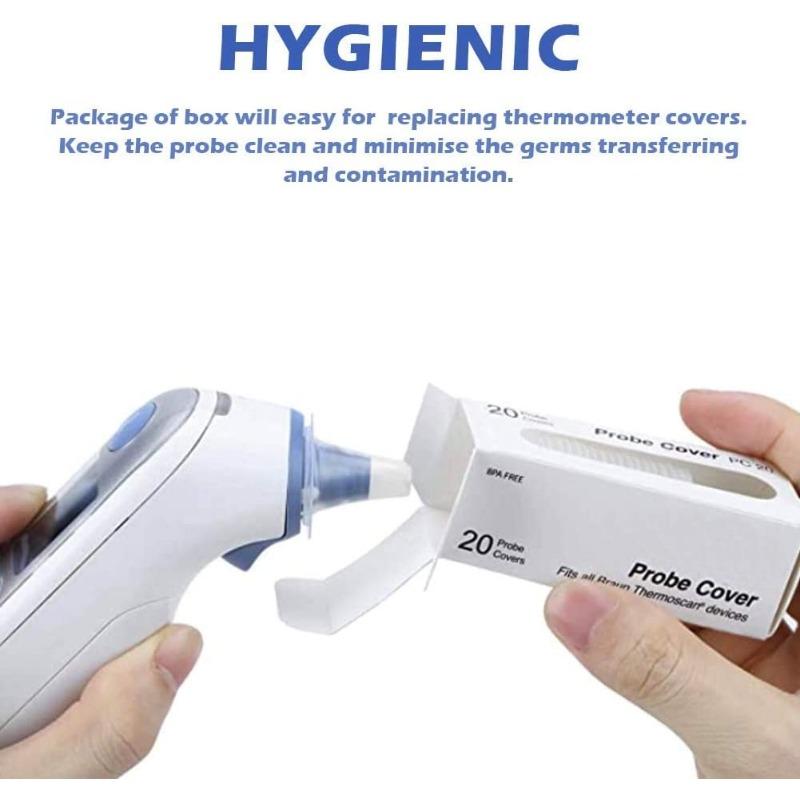 Запасные защитные колпачки для всех моделей ушных термометров Braun ThermoScan