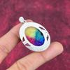 Кулон Rainbow Solar Quartz из стерлингового серебра 925 пробы, ювелирные изделия с подвеской из драгоценных камней ручной работы, подарки для жены, абсолютно новый кулон