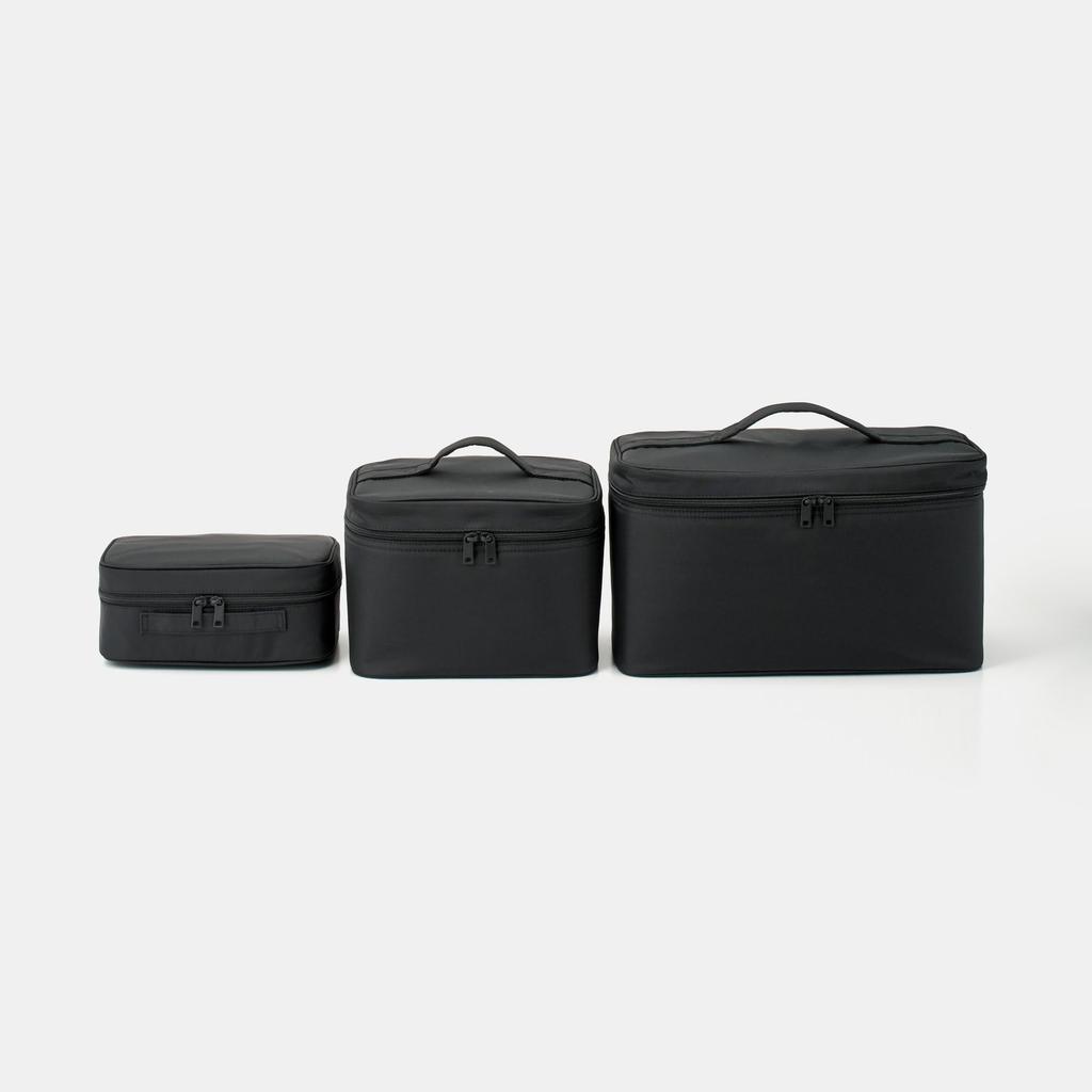 MUJI Нейлоновая Косметичка Маленькая 23 x x 9 83525323 Коробка, Черная, Размер, 15.5 см,
